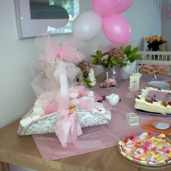 Sfeervolle tafel kraamfeest of babyshower 4